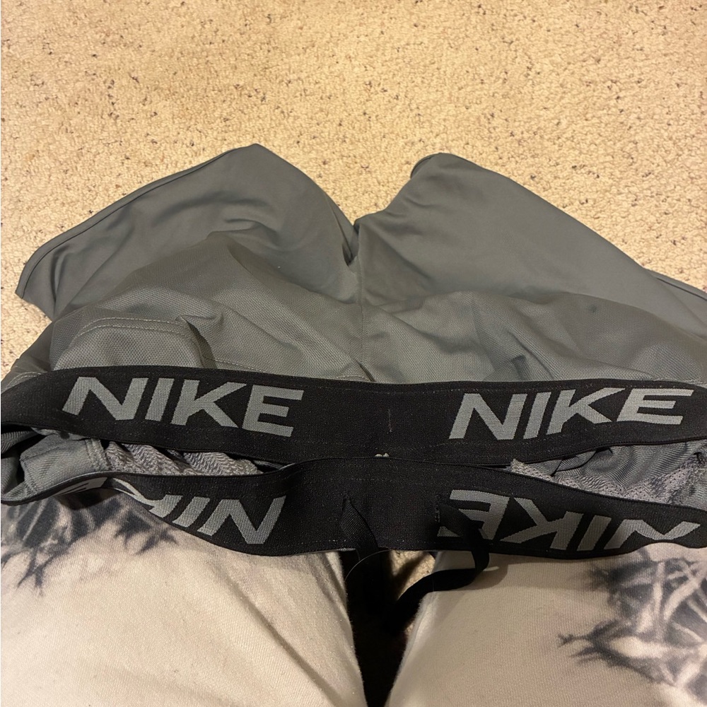 Nike Kids Gray Athletic Shorts - Picture 5 of 6